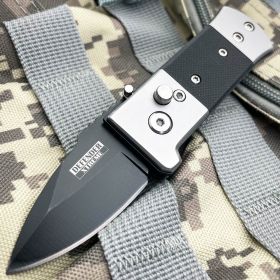 Mini Push Button Switchblade Pocket Knife