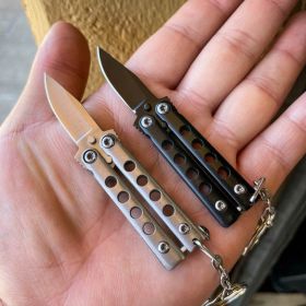 Quicky Keychain Butterfly Knife Mini Novelty Balisong