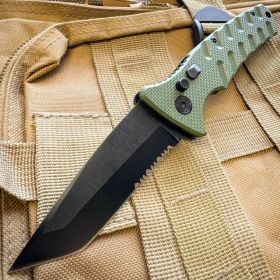 Atom Automatic Switchblade Knife Green