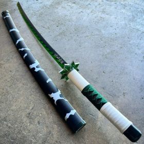 Sanemi's Green Nichirin Katana (Metal)