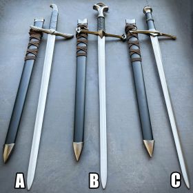 23" Templar Crusader Medieval Sword Scabbard Historical Fantasy