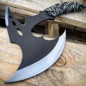 11" TACTICAL TOMAHAWK THROWING AXE FULL TANG BATTLE HATCHET HUNTING SURVIVAL NEW