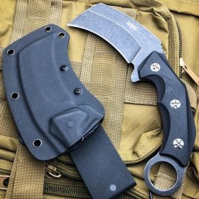 8.5" Heavy Duty Raptor Claw Karambit Talon Fixed Blade Hunting Survival Knife