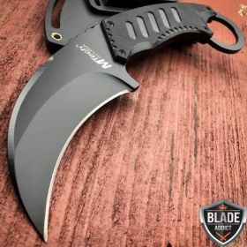 8" TACTICAL COMBAT Karambit Claw FIXED BLADE KNIFE Army Hawkbill