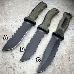 9" Military Tactical Combat Hunting Fixed Blade Survival Camping Outdoor Knife