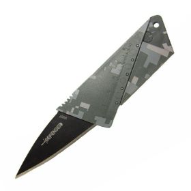 6" Digi Camo Wallet Card Knife