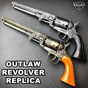 Outlaw Revolver Replica w Stand