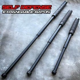 16", 21", 26" Self Defense EXTENDABLE Walking Stick Baton Style Tactical Police