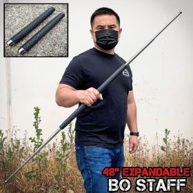 48" SILVER EXPANDABLE BO STAFF