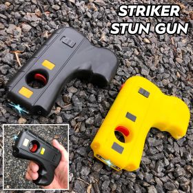 Striker Self Defense 10MV Stun Gun LED Light w/ Safety Pin