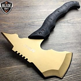 15" GOLD SURVIVAL TOMAHAWK AXE