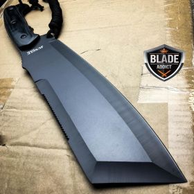 16" JUNGLE Cleaver MACHETE Full Tang Hunting Knife