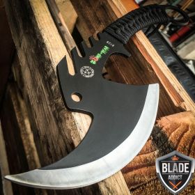 Zombie Hunting Hatchet Axe - Black