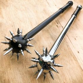 Medieval Spiked Ball Mace Black + Deadly Morning Star Morgenstern