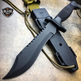 12" ARMY Fixed Blade Tactical Combat Survival Knife Military Bowie