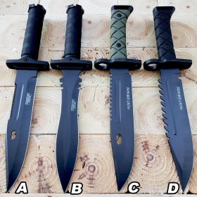 13.5" Military Combat Bayonet Fixed Blade Survival Rambo Bowie Knife