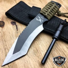 7" Hunting Knife + Fire Starter