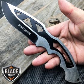 8" FULL TANG Hunting Tactical Camping FIXED BLADE Knife + SHEATH