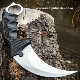 CSGO Silver Fixed Blade Karambit