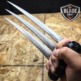 Real 12" Hunting Wolverine Claws XMEN Cosplay Knife