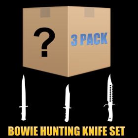 Mystery Pack - 3 Piece Set - Random Bowie / Hunting knife / Machete