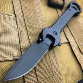 7.5" MULTI-TOOL WRENCH SPRING ASSISTED OPEN FOLDING POCKET KNIFE BLACK