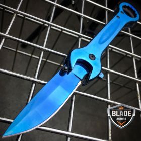 7.5" MULTI-TOOL WRENCH TACTICAL POCKET KNIFE BLUE