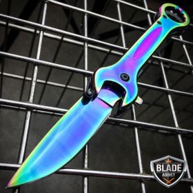 7.5" MULTI-TOOL WRENCH TACTICAL POCKET KNIFE RAINBOW