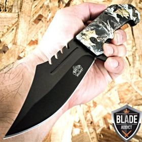 8.5" Ballistic Jungle Camo Pocket Knife