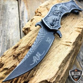 Dragon Stonewash Pocket Knife