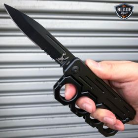 Knuckle Style Tactical Spring Assisted Open Folding Pocket Knife