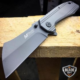 M-Tech Cleaver Pocket Knife - Grey