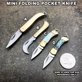 Mini Folding Pocket Knife Blade Cutter Keychain