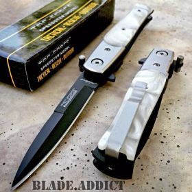 TAC FORCE MILANO STILETTO Spring Assisted Open Folding Pocket Knife