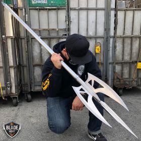 Huge Trident Cosplay Heavy Metal Blade