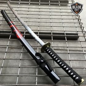 Samurai Sword KATANA High Carbon Steel Ninja Blade BLACK Dragon Tang