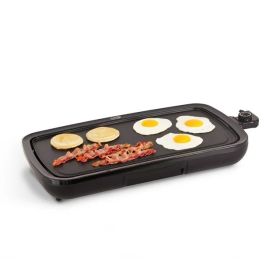 Everyday Nonstick Electric Griddle for Pancakes Burgers, Quesadillas, Eggs & Other on the Go Breakfast