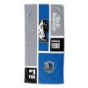 [Personalization Only] OFFICIAL NBA Colorblock Personalized Beach Towel - Dallas Mavericks