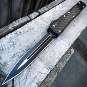 10.5'' Carbon Fiber Assailant Out The Front OTF Knife