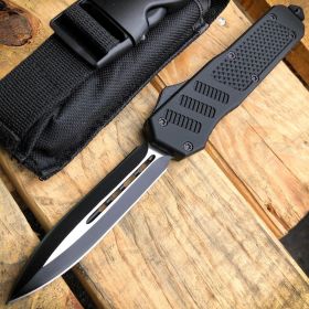 Black Phantom OTF Dual Action Pocket Knife V2