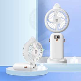 Swirling Mist - Digital Personal Misting Fan (Color: White)