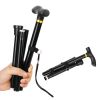 Walking Cane Aluminum Alloy Walking Stick Adjustable Folding Travel Hiking Stick